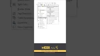 How to Insert Column in a Table in MS Word Document | Jan Composing Centre
