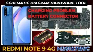 Redmi Note 9 4g M2010J19SC Charging not working problem solution | battery | Schematic Diagram | DMR
