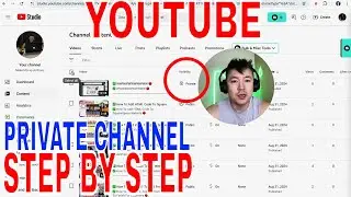 ✅  How To Make Youtube Channel Private 🔴