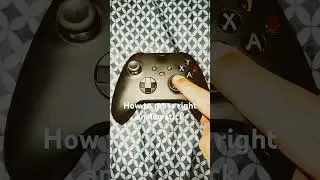 How to press right analog stick on Xbox controller