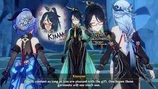 Xianyun made a beautiful outfit for Ganyu and Shenhe (BEST MOM EVER!) | Genshin Impact