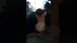 Enoch having fun being loud