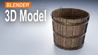 Blender Beginner 3D Modeling Tutorial: How To Model and Texture a Bucket