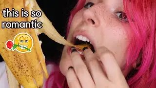 ASMR 🍌Eating Banana in a Normal Way | Wet Squishy Eating | Munching and Crunching...?