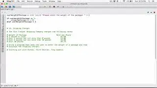 3.13. Shipping Charges - Python