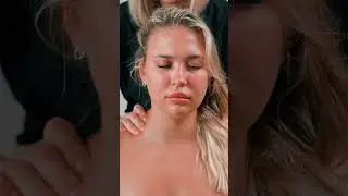 Sensual asmr massage of scalp, neck and shoulders massage 