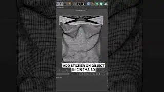 ADD STICKER ON SURFACE OF A OBJECT IN 