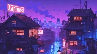 Lofi Hip Hop Beats 🍥 1980s & 90s Retro Vibes & Nostalgic Japanese Town Ambience 🌆 Lofi Rain Playlist