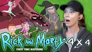 RICK AND MORTY 4x4 Reaction (HAVING a DRAGON is really WIERD!!)