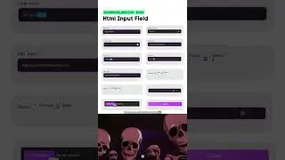Html Input Fields #codewith_muhilan #css #coding