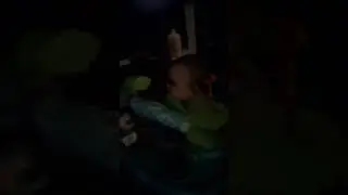Enoch having fun with his toy