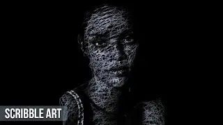 How to Make Scribble Art on PicsArt | Picsart Scribble Effect Editing Tutorial