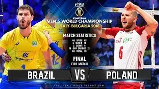 GOLD Collection | Brazil vs. Poland | FINAL | Full Match | 2018 FIVB Volleyball  World Championship