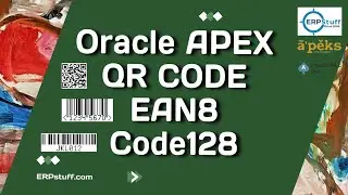 Oracle APEX QR-Codes, EAN-8, and Code-128 Comprehensive Explanation, Demo & Scripts