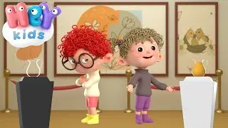 Antonimele | Invata cuvinte cu sens opus | Cantece educative pentru copii - HeyKids
