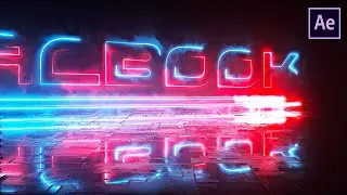 After Effect Logo Animation - Saber Plugin