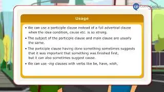 Participle clauses with adverbial meaning