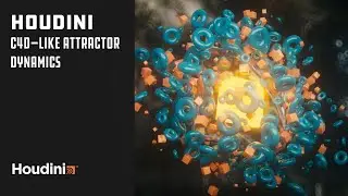 Houdini: Simple C4D-Like Attractor Dynamics