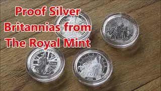 2021 Silver Proof Britannia Two Coin Set from The Royal Mint - Including The Coveted Frosted Reverse