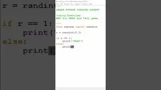 head or tail game in python 