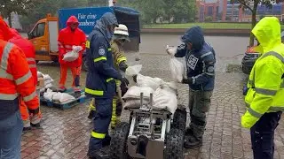 ROMATRIS: Participation at the Bremerhaven storm surge exercise with the THW