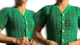 BLUSA Tejida a crochet / crochet conmigo