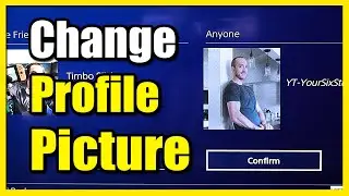 How to Change PS4 Profile Picture to Custom Image on PS4 using PHONE APP