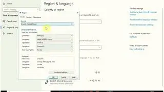 How to change Date and time showing as Hindi to English in Window 10