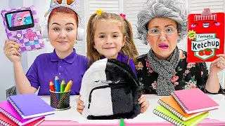 Ruby and Bonnie are playing the Back to School Switch Up Challenge