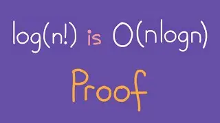 Prove log(n!) is O(nlogn)