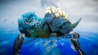 Turtle Leviathan in Subnautica Below Zero
