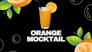 ORANGE MOCKTAIL RECIPE | SUMMER DRINK | QUICK RECIPE FOR MOCKTAIL | RAMAZAN SPECIAL 2024