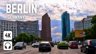 BERLIN - Germany 🇩🇪 4K Driving Tour 2023 | Potsdamer Platz, Charlottenburg, Wilmersdorf, Spandau