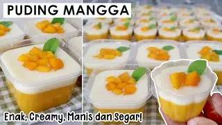 RESEP PUDING MANGGA TERENAK DENGAN VLA CREAMY