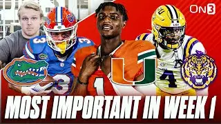 IMPACT Players: Florida vs Miami, LSU vs USC, Clemson vs Georgia, Notre Dame vs. Texas A&M | CFB