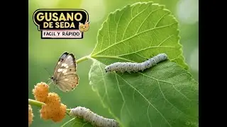 GUSANOS 🐛 DE SEDA 🧶TUTORIAL 📹 RÁPIDO Y SENCILLO 🤓