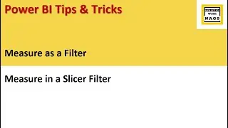 How to use Measure as a Filter in Power BI | Measure in a Slicer | Power BI Tips and Tricks (45/100)