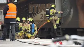 Großeinsatz am Hauptbahnhof Regensburg: Brand Zug