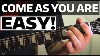 Come As You Are - Nirvana - EASY Guitar Lesson