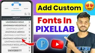 Pixellab Me Font Kaise Add Kare | Pixellab Font Add Problem Solved | How To Add Font In Pixellab