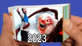 Evolution of Choo Choo Charles Flipbook Animation