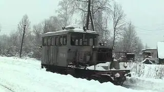 Самоходная эелектростанция ЭСУ2А-139. УЖД ОАО Васильевский Мох 2009 г.