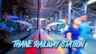 Panchavati Super Fast Express 🔥🔥 | Thane Railway Station | Mumbai Trains