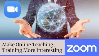 How can I make Zoom training more interactive? 