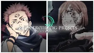 +2 Jujutsu Kaisen Trending Tiktok Presets #5 [ XML + QR + CC ] #alightmotion #jujutsukaisen #sukuna