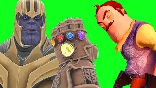 Can Thanos' INFINITY GAUNTLET Kill THE NEIGHBOR from Hello Neighbor in Gmod?