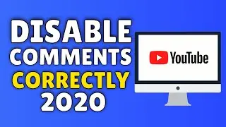 How To Disable Comments On YouTube ✅