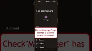 How to Fix FB Messenger - Can't Access Photos. FB Messenger.