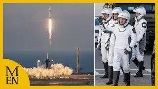 NASA astronauts blast off on rescue mission to Space Station