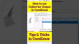 Send file with font in Coreldraw | Collect for Output in CorelDraw | Save the file with font